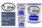 Preview: Dodge, Medium WaterBlue S/G Metallic, BF / KBF: 1L Lackdose + 1L Klarlack + 500ml Härter - Set, von ATW Autoteile West.
